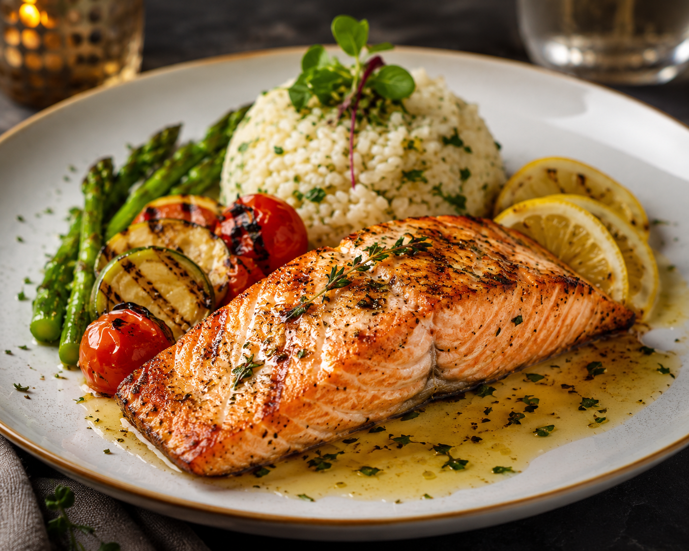 Grilled Salmon Deluxe